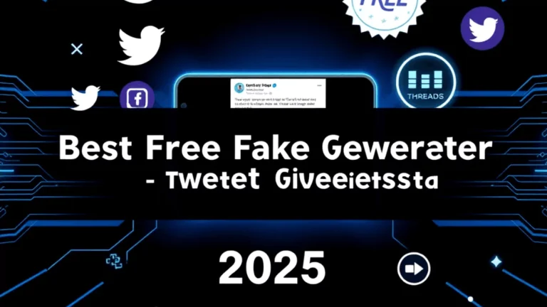 12 Best Free Fake Tweet Generator Websites In 2025